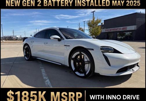 White 2020 Porsche Taycan Taycan Turbo