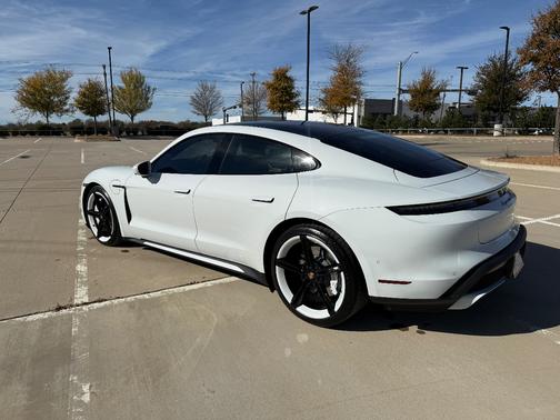 White 2020 Porsche Taycan Taycan Turbo
