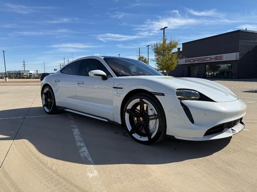 White 2020 Porsche Taycan Taycan Turbo