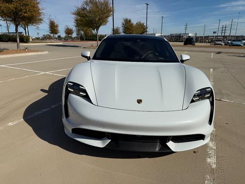 White 2020 Porsche Taycan Taycan Turbo