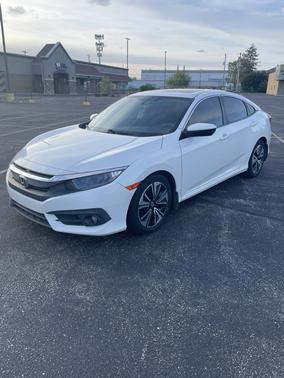 White 2016 Honda Civic EX-T