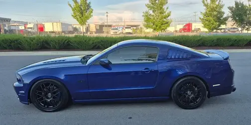 Blue 2014 Ford Mustang GT Premium