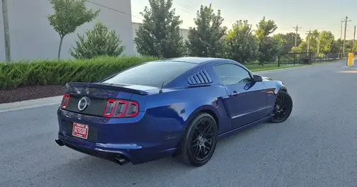 Blue 2014 Ford Mustang GT Premium