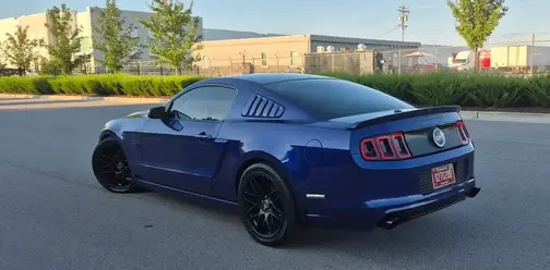 Blue 2014 Ford Mustang GT Premium