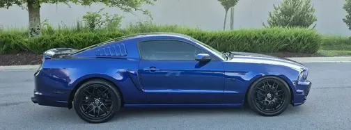 Blue 2014 Ford Mustang GT Premium