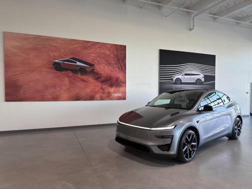 Silver 2026 Tesla Model Y Performance AWD