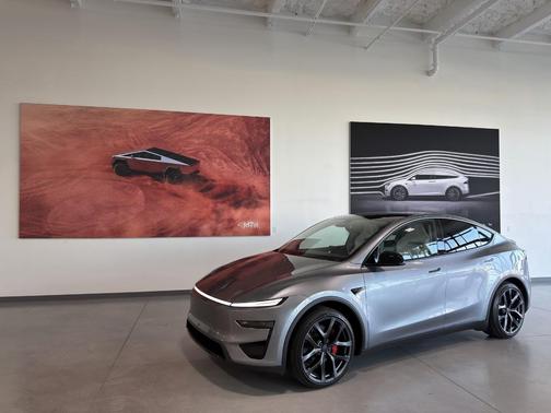 Silver 2026 Tesla Model Y Performance AWD