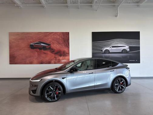 Silver 2026 Tesla Model Y Performance AWD