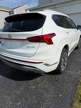 White 2023 Hyundai SANTA FE Calligraphy