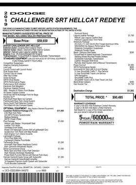 2019 Dodge Challenger SRT Hellcat