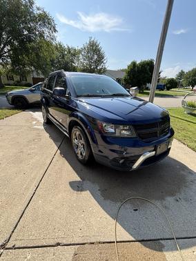 Blue 2017 Dodge Journey Crossroad