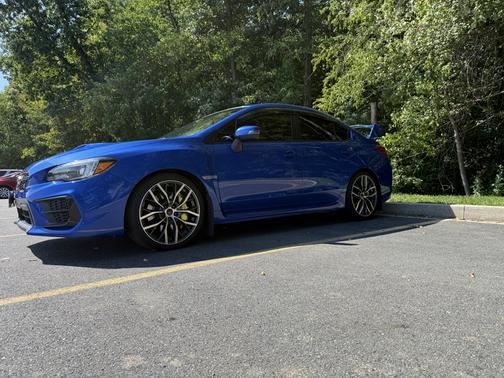 Blue 2020 Subaru WRX STI Base