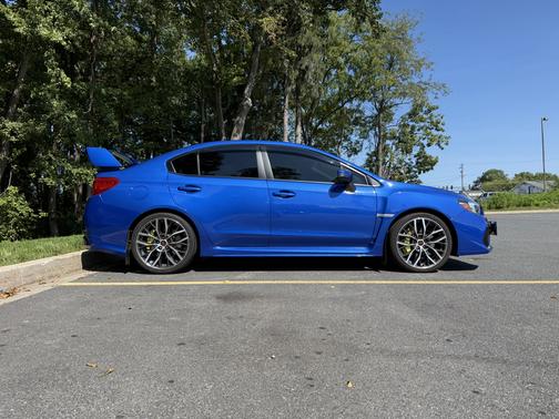 Blue 2020 Subaru WRX STI Base