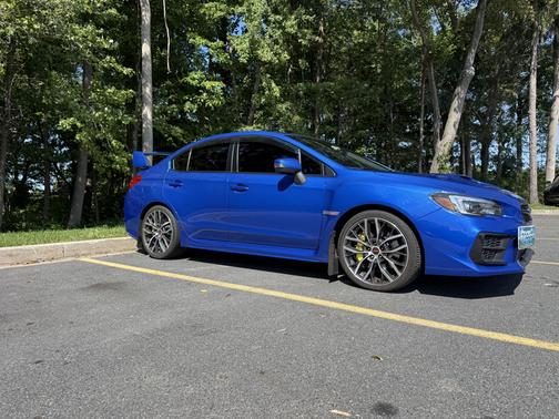 Blue 2020 Subaru WRX STI Base
