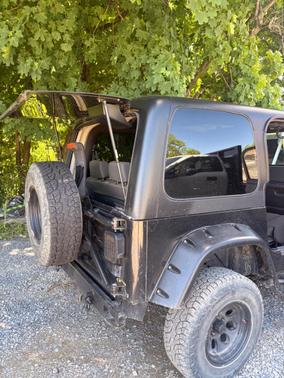 Black 2005 Jeep Wrangler Sport