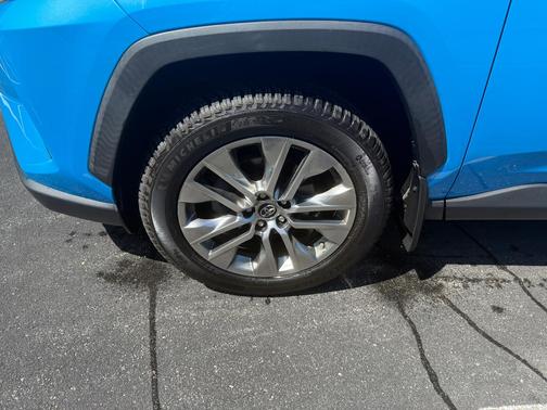 Blue 2019 Toyota RAV4 XLE Premium