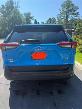 Blue 2019 Toyota RAV4 XLE Premium