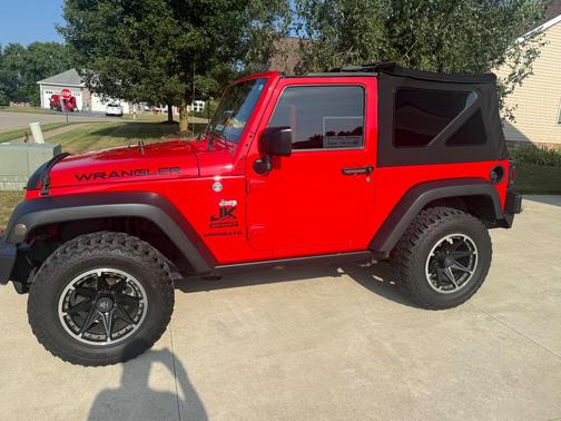 Red 2016 Jeep Wrangler Sport