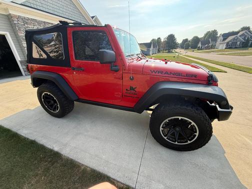 Red 2016 Jeep Wrangler Sport