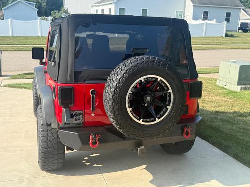 Red 2016 Jeep Wrangler Sport