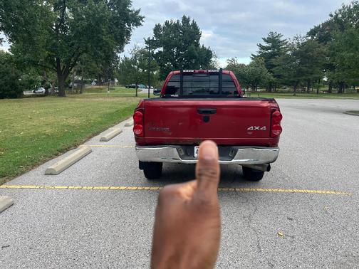 Red 2007 Dodge Ram 2500 Sport Quad Cab