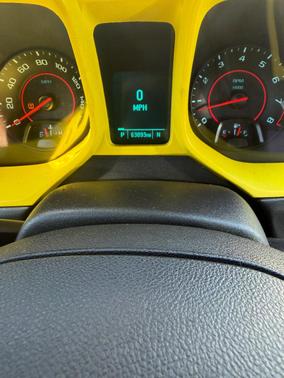 Yellow 2012 Chevrolet Camaro 2LS