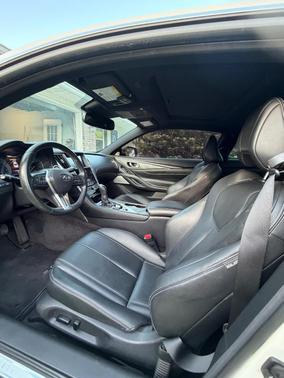 White 2019 INFINITI Q60 3.0t LUXE