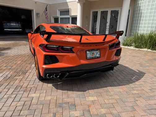 Orange 2020 Chevrolet Corvette Stingray w/2LT