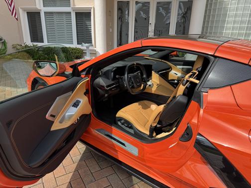 Orange 2020 Chevrolet Corvette Stingray w/2LT