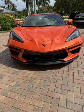 Orange 2020 Chevrolet Corvette Stingray w/2LT