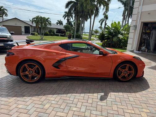 Orange 2020 Chevrolet Corvette Stingray w/2LT