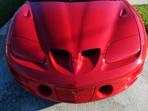 Red 2002 Pontiac Firebird Trans Am