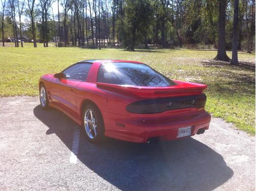 Red 2002 Pontiac Firebird Trans Am