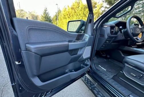 Gray 2022 Ford F-150 Lightning LARIAT