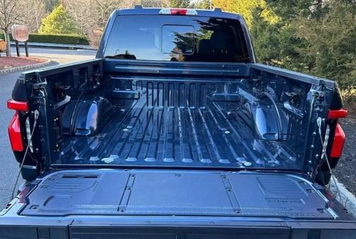 Gray 2022 Ford F-150 Lightning LARIAT