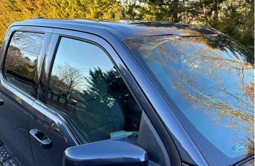 Gray 2022 Ford F-150 Lightning LARIAT