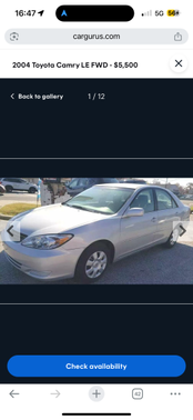 2004 Toyota Camry XLE