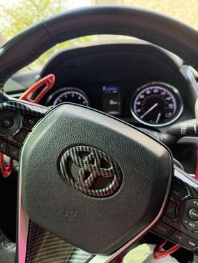 Red 2018 Toyota Camry SE