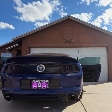Blue 2014 Ford Mustang V6 Premium