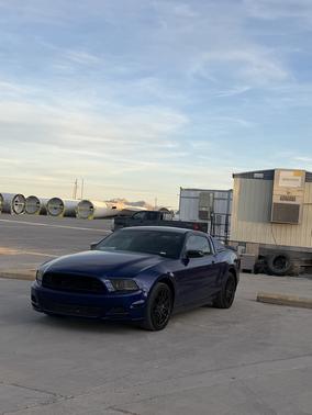 Blue 2014 Ford Mustang V6 Premium
