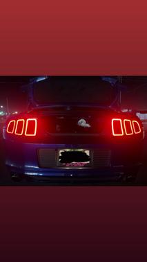 Blue 2014 Ford Mustang V6 Premium