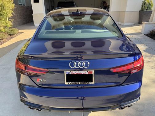 Blue 2021 Audi S5 3.0T Prestige