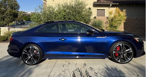 Blue 2021 Audi S5 3.0T Prestige