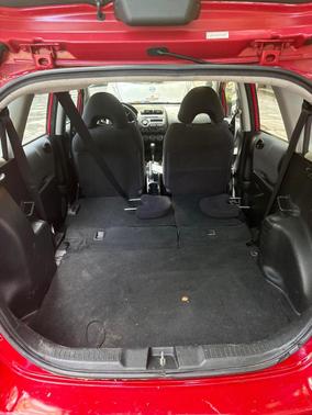 Red 2007 Honda Fit Sport