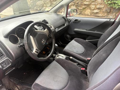Red 2007 Honda Fit Sport