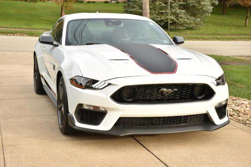 White 2023 Ford Mustang Mach 1