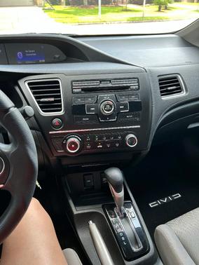 Red 2015 Honda Civic LX