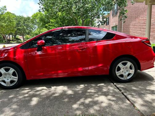 Red 2015 Honda Civic LX