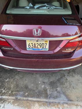 Red 2016 Honda Accord EX-L V-6