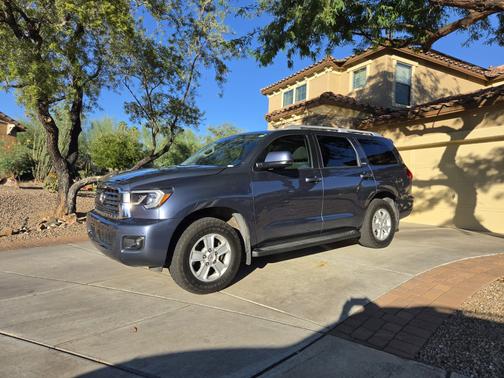 Blue 2020 Toyota Sequoia SR5